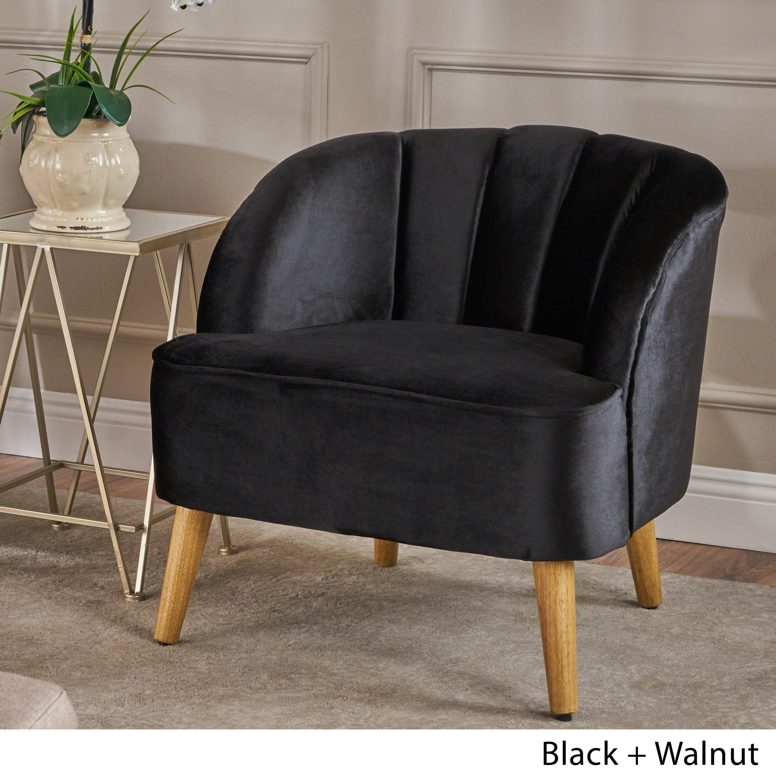 Christopher Knight Home Amaia Modern Velvet Club Chair by