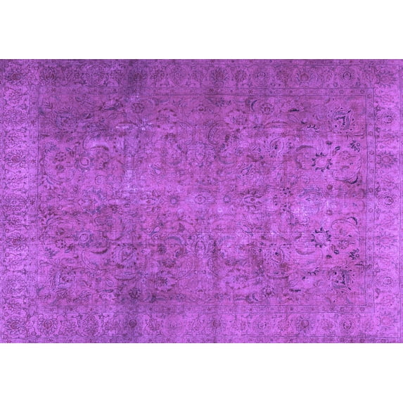 Ahgly Company Indoor Rectangle Persian Purple Traditional Area Rugs, 2' x 3'