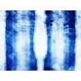 thumbnail image 2 of Villa, Mlli 14x12 White Modern Wood Framed Museum Art Print Titled - Blue Stripes Mate, 2 of 4