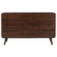 thumbnail image 3 of Robyn 6-drawer Bedroom Dresser Dark Walnut, 3 of 12