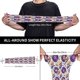 thumbnail image 3 of Fotbe record rock Skull star Mangas para Brazos con Protección Solar UV- Cubrebrazos para Tatuajes – Mangas Deportivas Refrigerantes UPF 50 para Hombre y Mujer, 3 of 7