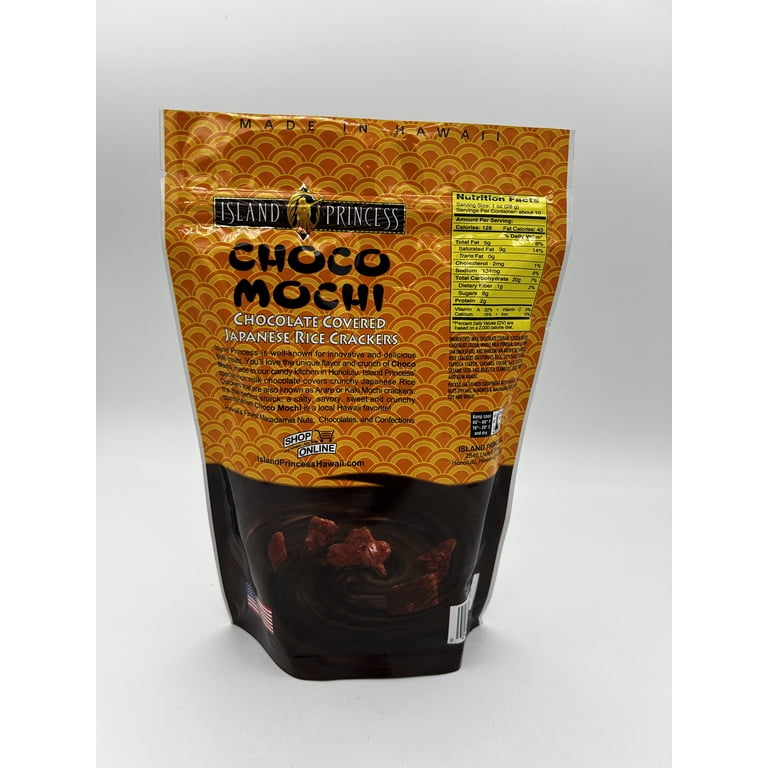Island Princess Chocolate Covered Japanese Rice Crackers, 10 oz