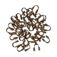 thumbnail image 3 of 100 Uds. De protectores fabricación tobilleras DIY Bronce Zulema Bucles de protección de alambre, 3 of 8