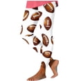 thumbnail image 2 of Hrsba Womens Yoga Pants Non Position Football Print High Stretch Slim Pants For Women, 2 of 5