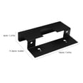 thumbnail image 6 of OULII Workshop Storage Angle Grinder Fixture Tool Rack Black for DIY Enthusiasts 1Pack, 6 of 7