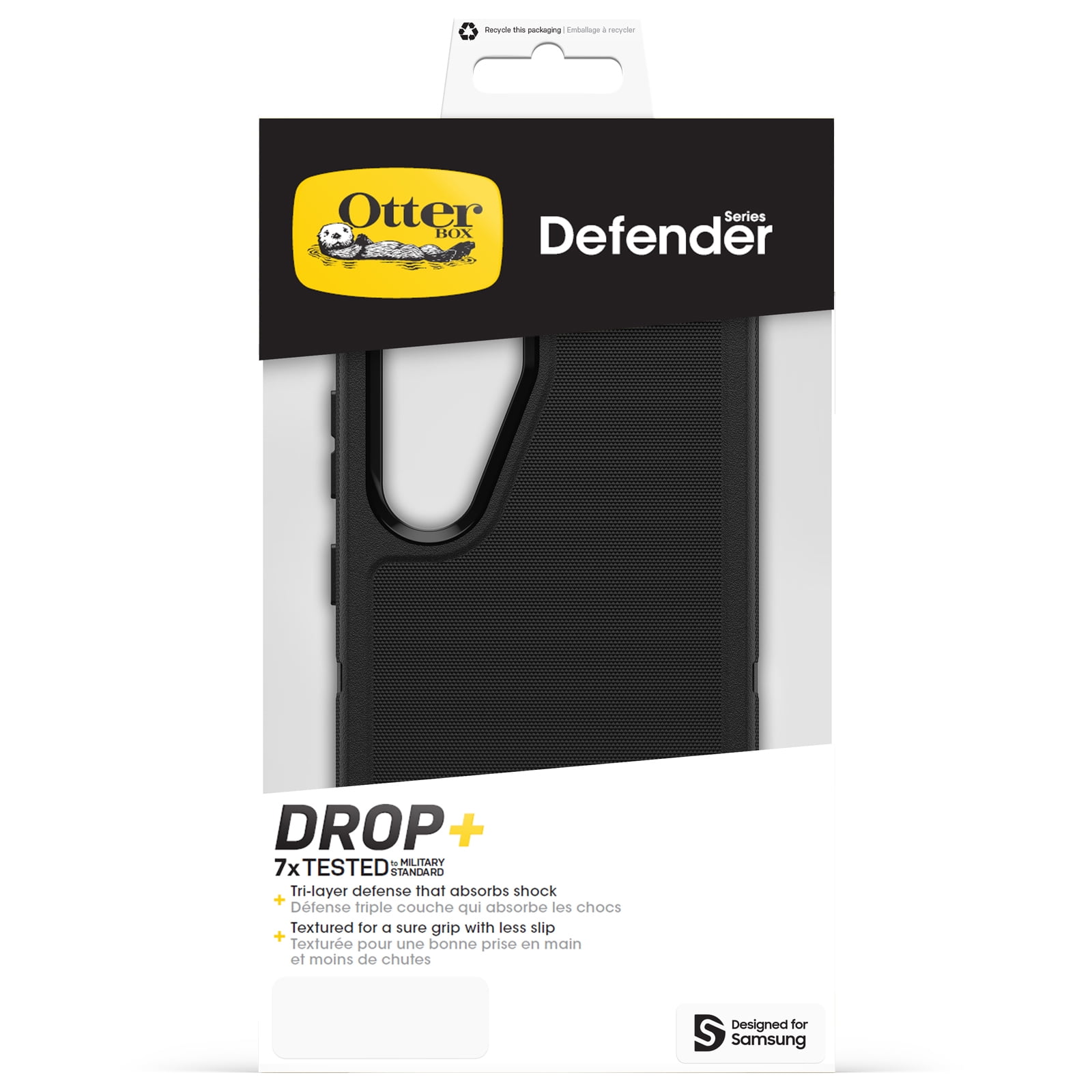 OtterBox Defender Series Pro Case for Samsung Galaxy S25 - Black