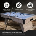 thumbnail image 4 of Billiards Table，7 FT Pool Table with Premium Accessories, Durable Matte-Black Finish, and Heavy Duty Legs for Modern Adult Rrec Room Family Game Room, 4 of 8