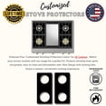 thumbnail image 2 of Premium Plus Stove Protectors for GE Gas Cooktop Model ZDP364NDTSS, Custom Cut, Easy to Clean Stove Liner, Made in the USA., 2 of 8