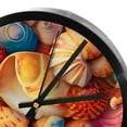 thumbnail image 4 of Shell 9.8-Inch Round Wall Clock, Silent Non-Ticking Digital Clock, Battery Operated, Easy-to-Read for Bedroom Living Room Kitchen Bathroom, Home Decor Wall Clocks, 4 of 6