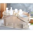 thumbnail image 4 of 2024 Shower Caddy Basket, Portable Shower Tote, Plastic Organizer Storage Basket With Handle, 4 of 5