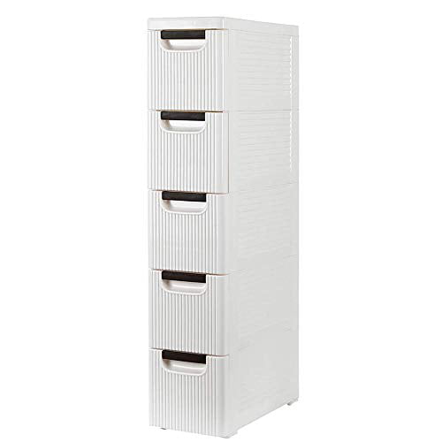 Dresser Storage Drawer Units Narrow, Slim Storage Drawers On Wheels