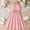 NEW Pink, variant on WSMEA Summer Dresses for Girls Solid Color Hanging Neck Waist Outwear Sun Dress