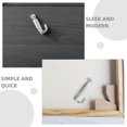 thumbnail image 2 of WEUVEB 2-Pack Heavy Duty Picture Hanging Hooks, Plated Aluminum Alloy for Home, Gallery, and Wall Decor, 2 of 8