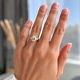 thumbnail image 2 of vylahjewellery Three Stone Engagement Ring for Women, Pear Moissanite Perfect Anniversary Ring, Classic Wedding Ring, 2 of 10