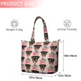 thumbnail image 4 of Rottweiler and Pioneer Flower Travel Tote Bags for Women Carry On,Large Weekender Bags for Women Travel,Multi Functional Duffle Bag for Work,Shopping,Sports, 4 of 5