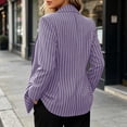 thumbnail image 6 of QQZ Women's Lapel Collar Plaid 2 Button Boyfriend Blazer Suit Work Office Blazer Jacket Single Button Blazers For Women Women’s Jackets Fall Long Sleeve, 6 of 8