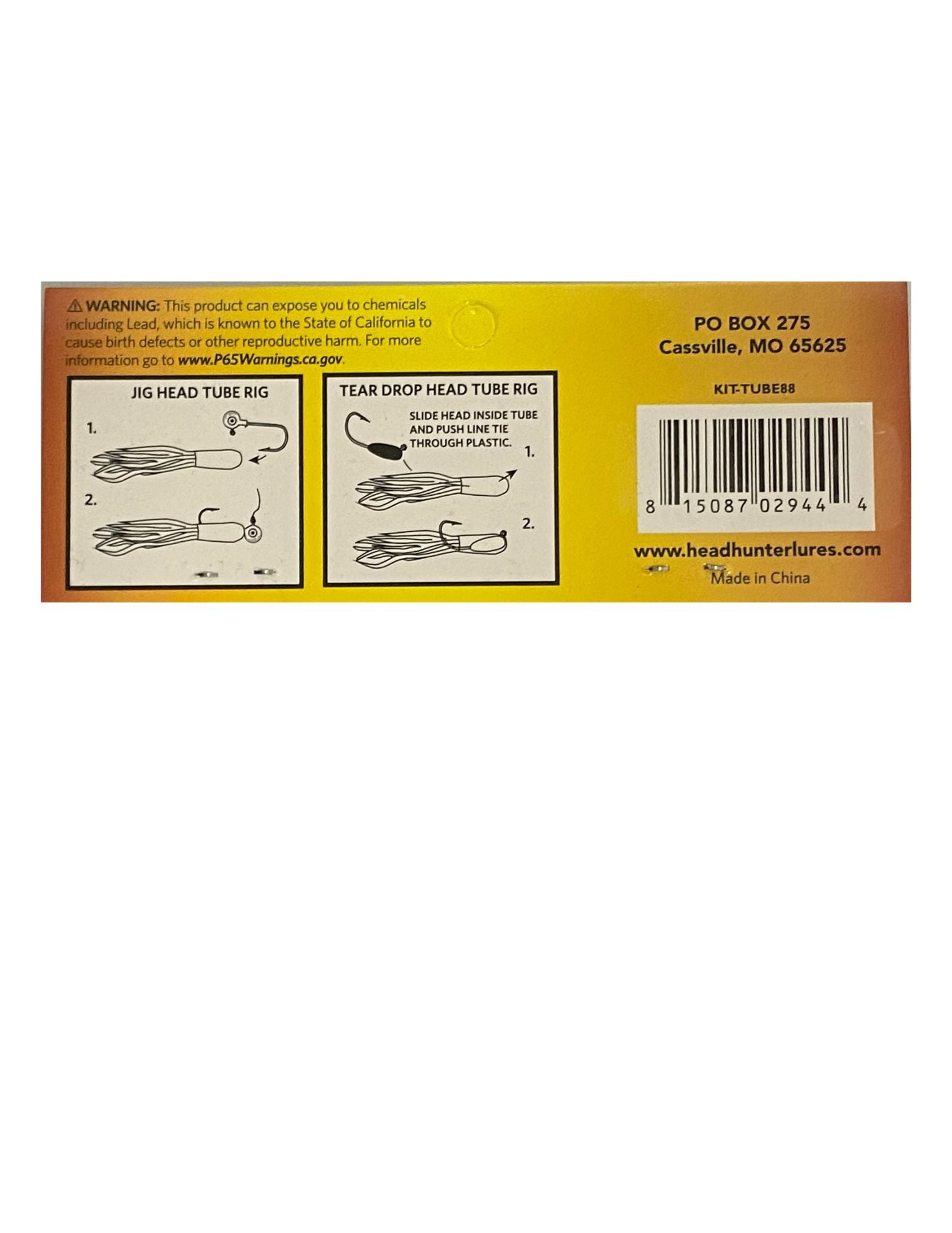 Headhunter Lures Tube Panfish Kit, 88pc Lure Kits