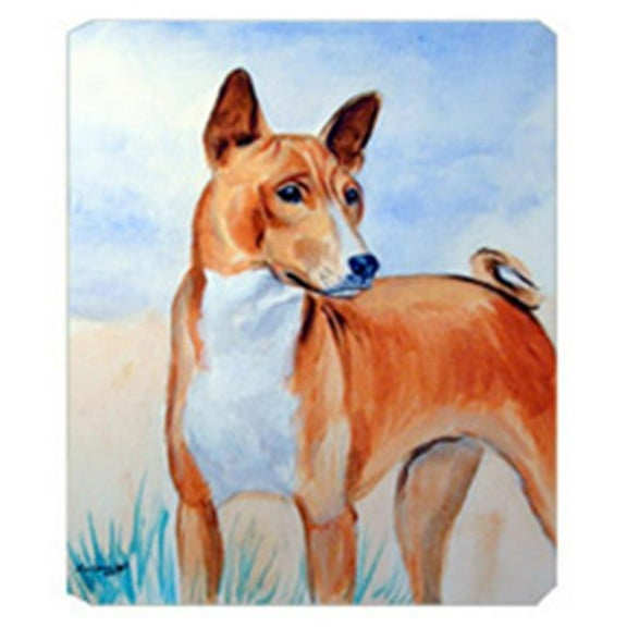 Carolines Treasures Red Basenji Mouse Pad- Hot Pad or Trivet