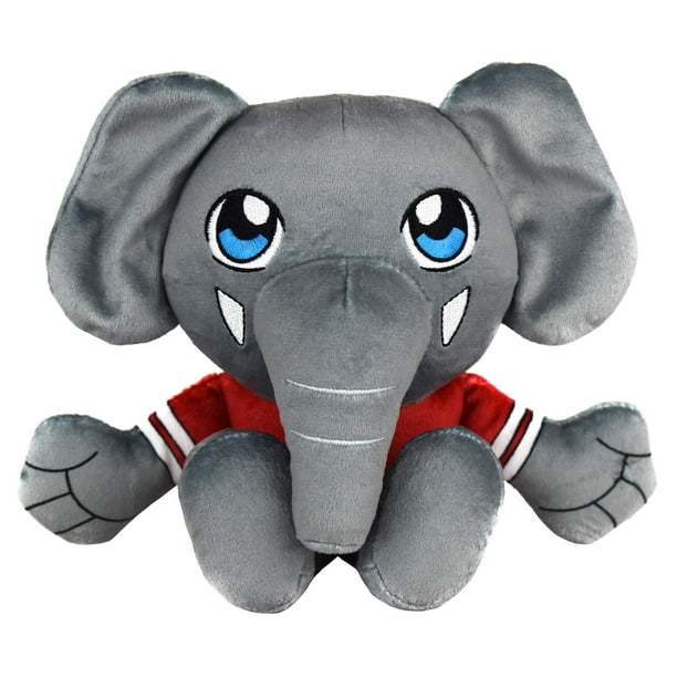 Bleacher Creatures Alabama Crimson Tide Al The Elephant Mascot Peluches sentados Kuricha de 8 pulgadas - Mascota suave inspirada en Chibi