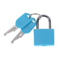 thumbnail image 3 of koolsoo 1 Set Mini Small Steel Padlock Suitcase Keyed Lock Multicolor Security Lock with Blue, 3 of 8