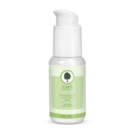 Organic Harvest SPF 30 Sunscreen for Oily Skin, (Best Natural Sunscreen For Oily Skin)