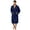Navy, variant on Men’s Satin Robe Lightweight,Men's Luxurious Silk Kimono Bathrobe(Black, Large-X-Large)
