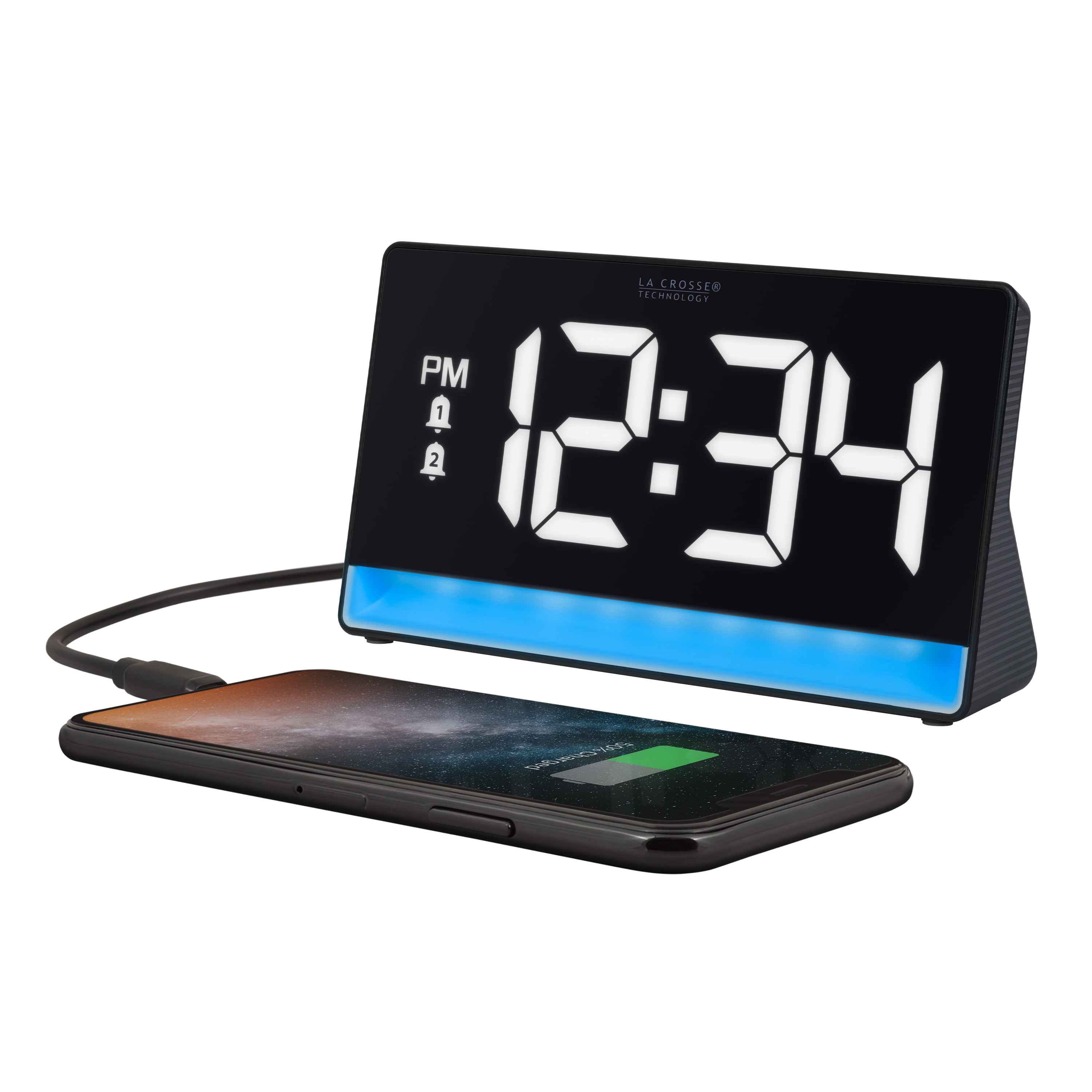 La Crosse Technology Digital Color Changing Deep Sleep Alarm