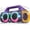 Purple + Yellow, variant on IPX67 Waterproof Bluetooth Speaker:80W(Peak) Loud Outdoor Portable Wireless Party Speakers with LED Lights,20H Playtime,Bluetooth 5.3,Deep Bass & TWS for Pool,Beach
