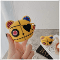 thumbnail image 2 of Airpods Pro case,Soft Silicone 3D Cute Funny Cool Fun Cartoon Character Kawaii Fashion Cover Anime Design with Keychain (Loving Bear), 2 of 5