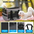 thumbnail image 6 of WFUN Portable Pet Rolling Carrier for Small Medium Dogs Cats Up to 20lb, Pink, 6 of 15