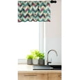 thumbnail image 3 of Ambesonne Chevron Window Valance, Vintage Patchwork Art, 54" X 18", Multicolor, 3 of 3