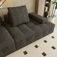 thumbnail image 4 of Sofa Couch for Living Room, Modern Loveseat Sofa with Extra Deep Seats, Comfy Armrests, Couches for Living Room Apartment Lounge, Easy Assembly, Grey, 4 of 8