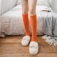thumbnail image 4 of MZXELPRJD No Show Socks Womens Warm Christmas Fashion Windproof Printing Mid Tube Socks Long Tube Socks, Womens Socks Size 7-9 Orange, 4 of 7