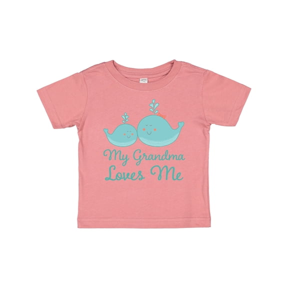 Inktastic My Grandma Loves Me Boys or Girls Baby T-Shirt