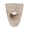 Beige, variant on Modern Lightweight Concrete Outdoor Side Table, Round Drum Accent Table for Patio, Backyard & Poolside