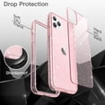 thumbnail image 6 of JETech Glitter Case for iPhone 11 Pro Max, 6.5-Inch, Bling Sparkle Shockproof Phone Bumper Cover, Cute Sparkly for Women and Girls (Pink), 6 of 7