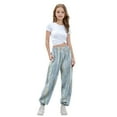 thumbnail image 4 of Lopecy-Sta Children Sports Pants Baggy Sweatpants Casual High Waisted Joggers Pants Fitted Sweat Pants with Pockets, 4 of 7
