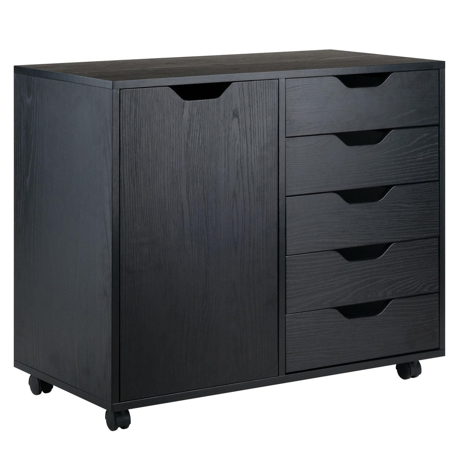 Winsome Halifax Cabinet Black Finish