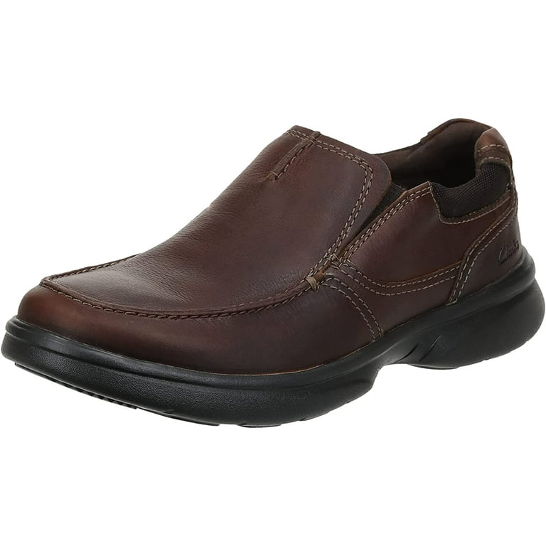 Clarks Mens Bradley Free Loafer 9 Wide Tan Tumbled Leather Walmart