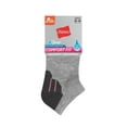 thumbnail image 3 of Hanes Comfort Fit Women's No-Show Socks, 6-Pairs Assorted Grey 5-9, 3 of 6