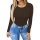 thumbnail image 2 of Xishao playera de manga larga con cuello redondo para mujer Xishao ropa, 2 of 2