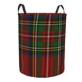 thumbnail image 2 of Laundry Basket Nursery Kids for B Storage Hamper Toy Clothes Collapsible Basket Laundry Plaid Tartan, 2 of 5