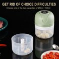 thumbnail image 5 of USB Rechargeable Electric Garlic Chopper, 100ml Portable Food Processor with 4 Stainless Steel Blades, Wireless Mini Vegetable Mincer & Meat Grinder, 5 of 9