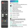 thumbnail image 3 of Replacement Remote for Samsung Smart Television, Compatible with Samsung 4K Crystal UHD TV Smart LED TV, 3 of 5