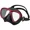 METALLIC RED, BLACK SILICONE, variant on Tusa Intega Mask Scuba Diving, FreeDiving, Snorkeling