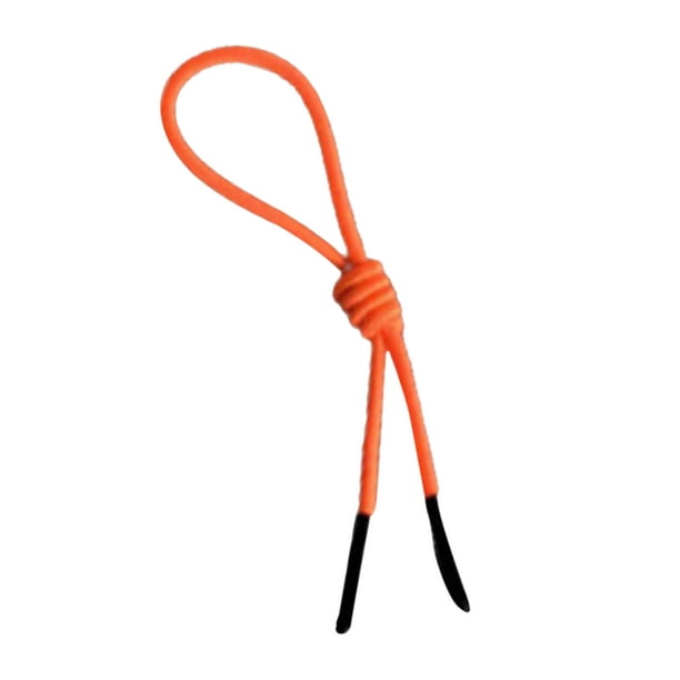 10 tiradores de cremallera duraderos, extensiones de cremallera, lengüetas de cremallera para maletas con ruedas Naranja