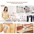 thumbnail image 1 of Travel Steamer for Clothes Portable Handheld Steaming Iron 2-In-1 Garment Steamer with 90° Rotating Head for Travel and Home, 1 of 5