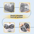 thumbnail image 3 of Cesta de Ropa Sucia Lavandería Portátil, Cesto Ropa Sucia de Malla Plegable, Cestas de Almacenamiento para Ropa para Lavandería, Baño, Dormitorio y Viaje (Negro), 3 of 4