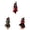A,B,C, variant on Halloween Sound Activated Witch Hanging Ornament with Laughter, 13" Wooden Kitchen Witch Doll Decor for Indoor Outdoor, Spooky Party Prop for Festive Atmosphere Display, C