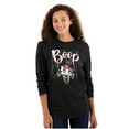 thumbnail image 3 of Betty Boop Cartoon Iconic Bling Women's Long Sleeve T Shirt Brisco Brands X, 3 of 6
